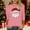 Shirts-Pink, variant on Gamivast Christmas Blouses for Women Dressy Holiday 3/4 Length Sleeve Merry Christmas Shirt Santa Graphic Trendy Tee Tops Xmas Party Crew Neck Winter Fashion Pullover 3XL