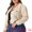 Apricot, variant on DARING DIVA Women's Plus Size Button Down Long Sleeve Shacket Jacket 1X Brown