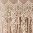 thumbnail image 6 of Macrame Valance Curtain for Kichen Windows 41.33 * 53.15Inch Farmhouse Boho Curtains for Bedroom Window Tassels Leaf Valance Treatments for Livingroom Kitchen Bathroom Wall Decor, 6 of 9