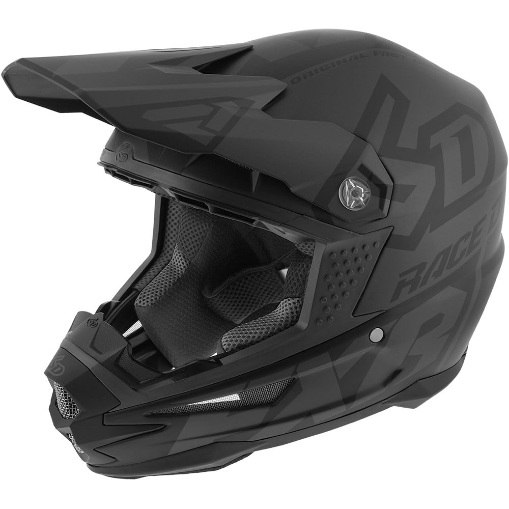 FXR 6D ATR1 Patriot Helmet Black/Charcoal/Grey Medium Walmart