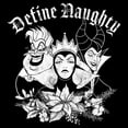 thumbnail image 2 of Men's Disney Villains Define Naughty Graphic Tee Black 2X Large, 2 of 5