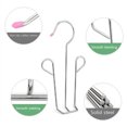 thumbnail image 4 of Coofit 3PCS Shoe Hanger Stainless Steel Windproof Space Saving Shoe Rack Shoe Organizer, 4 of 10