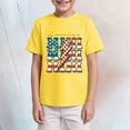 thumbnail image 2 of TOWED22 Boy' Shirts Dinosaur Short Sleeve Tops T-Shirt Size for 3-6 Years(Yellow,11-12 Y), 2 of 4