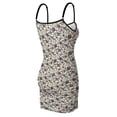 thumbnail image 6 of Ladies Elegant Sling Sleeveless Sexy Dress floral, 6 of 6