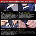 thumbnail image 3 of 10 Pack No Tie Shoe Laces Silicone Shoelaces for Adults Kids Sneakers Diagonal One, 3 of 5