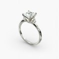 thumbnail image 4 of Amor Jewel Excellent 1.6 Ct Princess Cut Lab Created Diamond Wedding Ring for Her - 14K White Gold Plated Solitaire Engagement Ring - Anniversary Gifts - Wedding Diamond Ring - Promise Women's Ring, 4 of 4