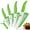 Green, variant on 5PCS Ceramic Knives Set Serrated Paring Knife with Covers 4 Pack Fruit Knifes , Sharp Rust Proof Stain Resistant (6" Bread Knife,5" Utility Knife, 4" Fruit Knife,3" Peeling Knife,One Peeler)