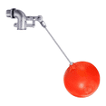 thumbnail image 1 of 3/4 Inch Stainless Steel Float Valve for Water Tank, Heavy-Duty Design with Adjustable Angle Rod for Water Level Control, 1 of 6