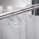 thumbnail image 5 of Set of 12 Clear Shower Curtain Rings, Plastic Shower Curtain Rings, C Shaped Shower Curtain Rings, Curtain Hooks for Bathroom, 5 of 5