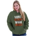 thumbnail image 3 of Hunters Hunt Now Work Later Hunting Hoodie Sweatshirt Women Men Brisco Brands S, 3 of 6