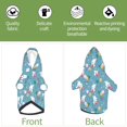 thumbnail image 6 of Disketp Rabbit And Balloon Dog Hoodie Dog Clothes with Hat, Pet Winter Clothes Warm Hoodies Coat for Small Dogs-X-Large, 6 of 7