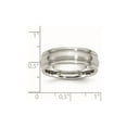 thumbnail image 2 of Cobalt Chromium Rounded Edge Satin 7mm Band Ring Size 13 Ring for Women and Men, 2 of 2