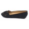 thumbnail image 2 of Victoria K Women's Gold Studs With Braid Ballerina Flats, 2 of 5