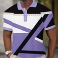 thumbnail image 2 of Camisas de Manga Larga para Hombres Impresos Girar Hacia Abajo Botones de Cuello Lateral Dividido, Casual Camiseta Blusa para Hombres, 2 of 4