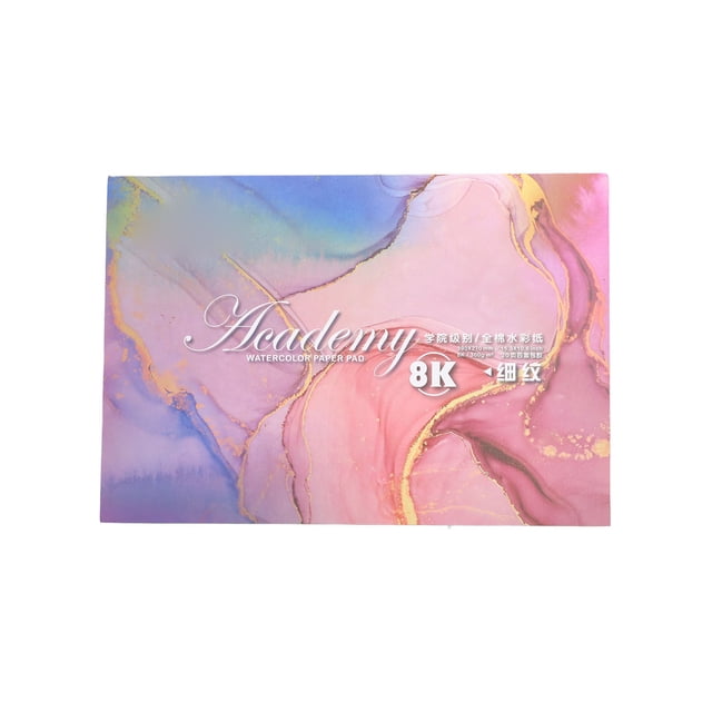 Water Color Paper, Long Lasting Fadeless Safe Watercolor Paper For Home For Office For School ANGGREK Drawing Paper