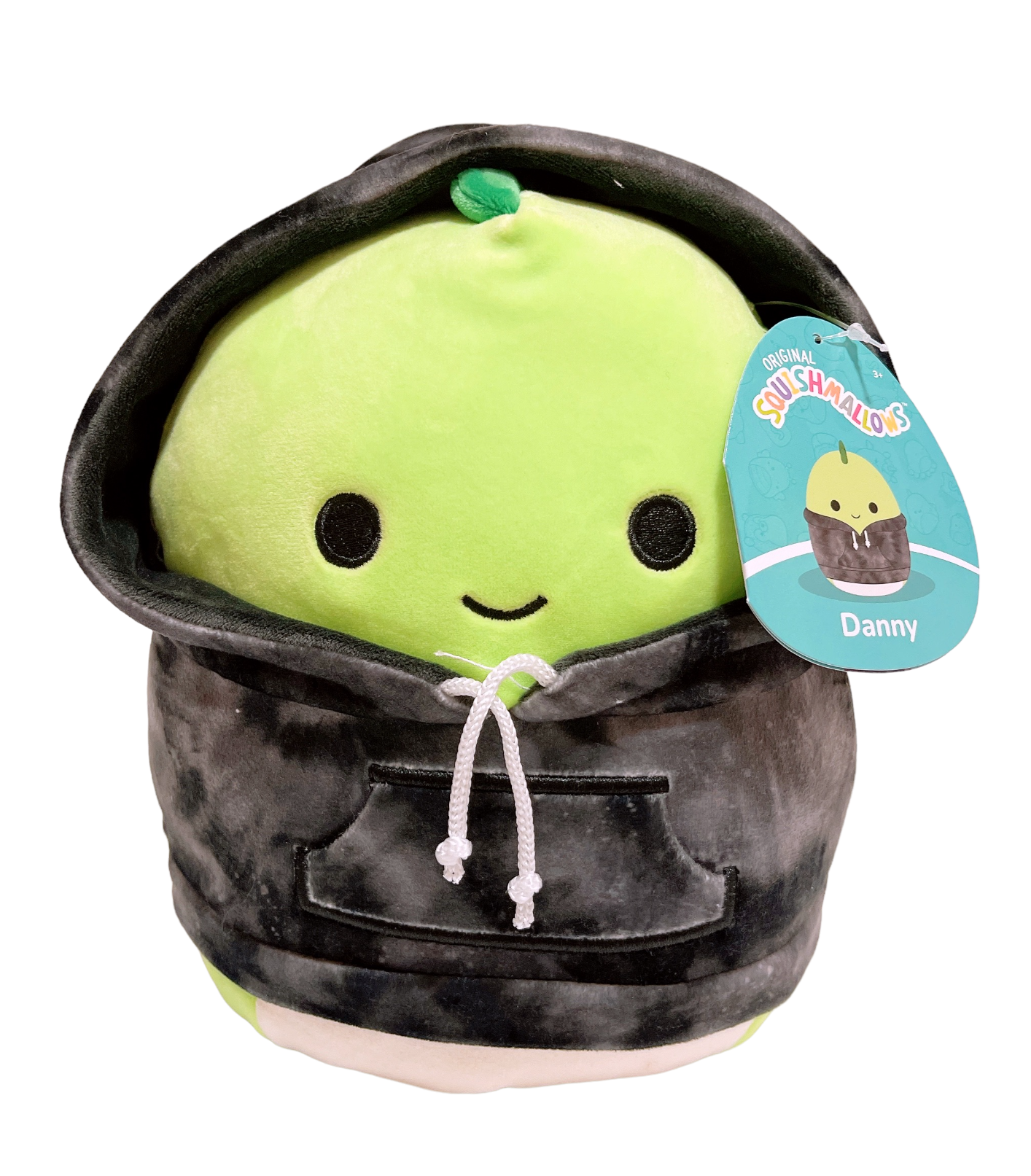 Squishmallows Hoodie Animal Squad 8" Danny the Green Dino Plush Doll Super Soft - image 2 of 3