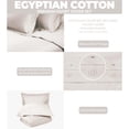 thumbnail image 4 of Superior Egyptian Cotton 300 Thread Count Duvet Cover Set, Twin, Light Grey, 4 of 6