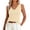 Beige #1, variant on WULMLEO Women's V-Neck Sleeveless Stretch Pullover Premium Sweater Vest Top Beige L