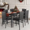 7 Piece Dining Table Sets - Black