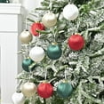 thumbnail image 4 of 15 Pcs Satin Christmas Balls 3.15 Inch Luxury Christmas Tree Ball Ornaments Satin Plastic Xmas Decorative for DIY Xmas Holiday Party Indoor Decorations  ﻿, 4 of 5