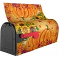 thumbnail image 6 of Fall Thanksgiving Mailbox Covers Magnetic 21" X 18" Autumn Pumpkins Leaves Mailbox Cover Standard Size Mailbox Wraps Post Letter Box Covers Garden Decorations Outdoor, 6 of 6