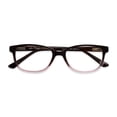 thumbnail image 5 of Sofia Vergara x Foster Grant Alicia Rectangle Women Full Rim Reading Glasses, Brown Pink, +2.50, 5 of 6