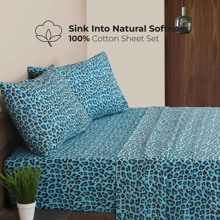 EnvioHome 100% Cotton Twin Sheet Set, Ultra Soft Cotton Bed Sheet