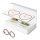 thumbnail image 1 of Kit de 2 pulseras permanentes para parejas, pulseras para él y para ella, cadenas de mano con 1 par de oro rosa, 1 of 9