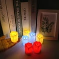 thumbnail image 3 of SHISUYAN Battery Operated Tealights for Bar and Cafe Use 2Set 1.4x1.4x2in, 3 of 8