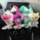 thumbnail image 3 of Clip difusor de aroma para coche MACHAO Con flores secas Gypsophila Blanco, 3 of 5