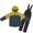 Yellow, variant on Krdevn Boys 2 Piece Color Block Hooded Insulated Ski Jacket and Waterproof Snow Pants Windproof Kids Snowsuit Set for Winter Outdoor Skiing 4-5 Years,Blue