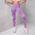 thumbnail image 4 of COMVALUE Anti Cellulite 3D Leggings Womens Butt Lifting Tummy Control Resistance Band Compression Yogo Pants 2026 (L, Purple), 4 of 5