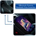 thumbnail image 5 of Unicorn Soft Printed Furry Car Armrest Pad Cover Mat - 12.5x8.2 Inch, Comfortable Armrest Accessory, 5 of 6