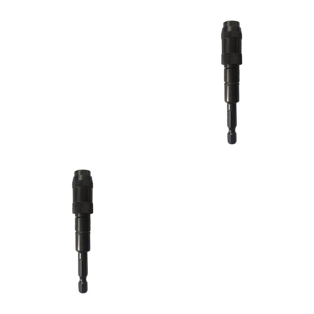 relayinert Vis Magnétique Embout de Perceuse Changement Réglable pour Support de Tournevis Pivotant avec Noir Noir 2Ensemble