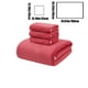 thumbnail image 4 of Toalla de baño de terciopelo coral, toalla de baño para adultos, hombres y mujeres, gruesa, de secado rápido, grande, absorbente, no suelta pelusa., 4 of 7