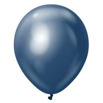12 inch Kalisan Mirror Navy Latex Balloons (10 Pack) - Party Supplies Decorations