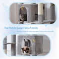 thumbnail image 4 of Torre para Gatos Hey-brother Alta con Postes para Rascar y Hamaca, 4 of 9