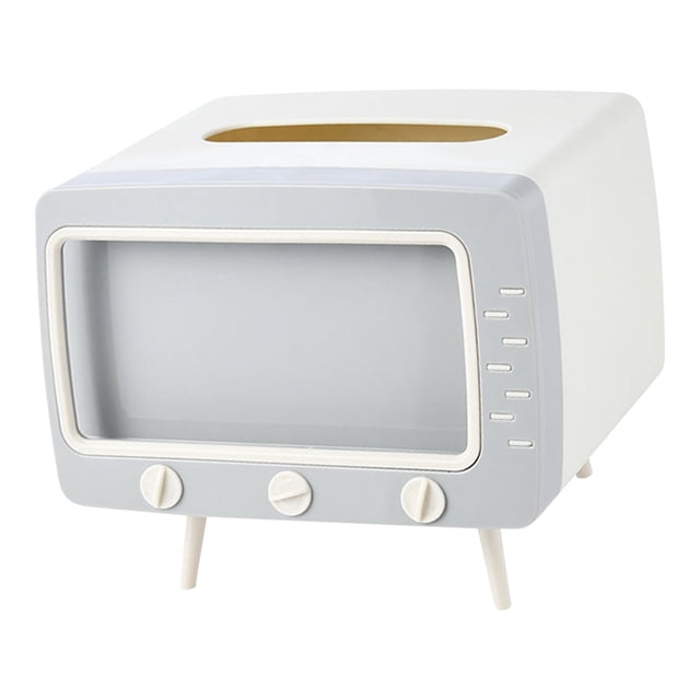 Soporte para CAJA de Pañuelos para TV Soporte Multiusos para Teléfono Material Plástico de Primera, Apariencia Innovadora, Adecuado para Una VariDad de Escenarios