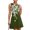 Dark Green, variant on WTOBBY Women's Summer Casual Round Neck Sleeveless Floral Print Vest Sundress with Smocked Back and Elastic Waist for Daily Wear and Errands,BeigeS