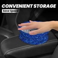 thumbnail image 4 of Wukai Blue Circles Mosaic Print Car Trash Can - Easy to Clean Hanging Garbage Bin - Removable Liner - Leak-Car Garbage Can - Waterproof Trash Can for Car and SUV, 4 of 7