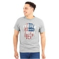thumbnail image 3 of Freedom Fight Tactical American Flag Men's Graphic T Shirt Tees Brisco Brands S, 3 of 6