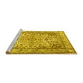 thumbnail image 2 of Ahgly Company Machine Washable Indoor Rectangle Persian Yellow Traditional Area Rugs, 7' x 10', 2 of 4