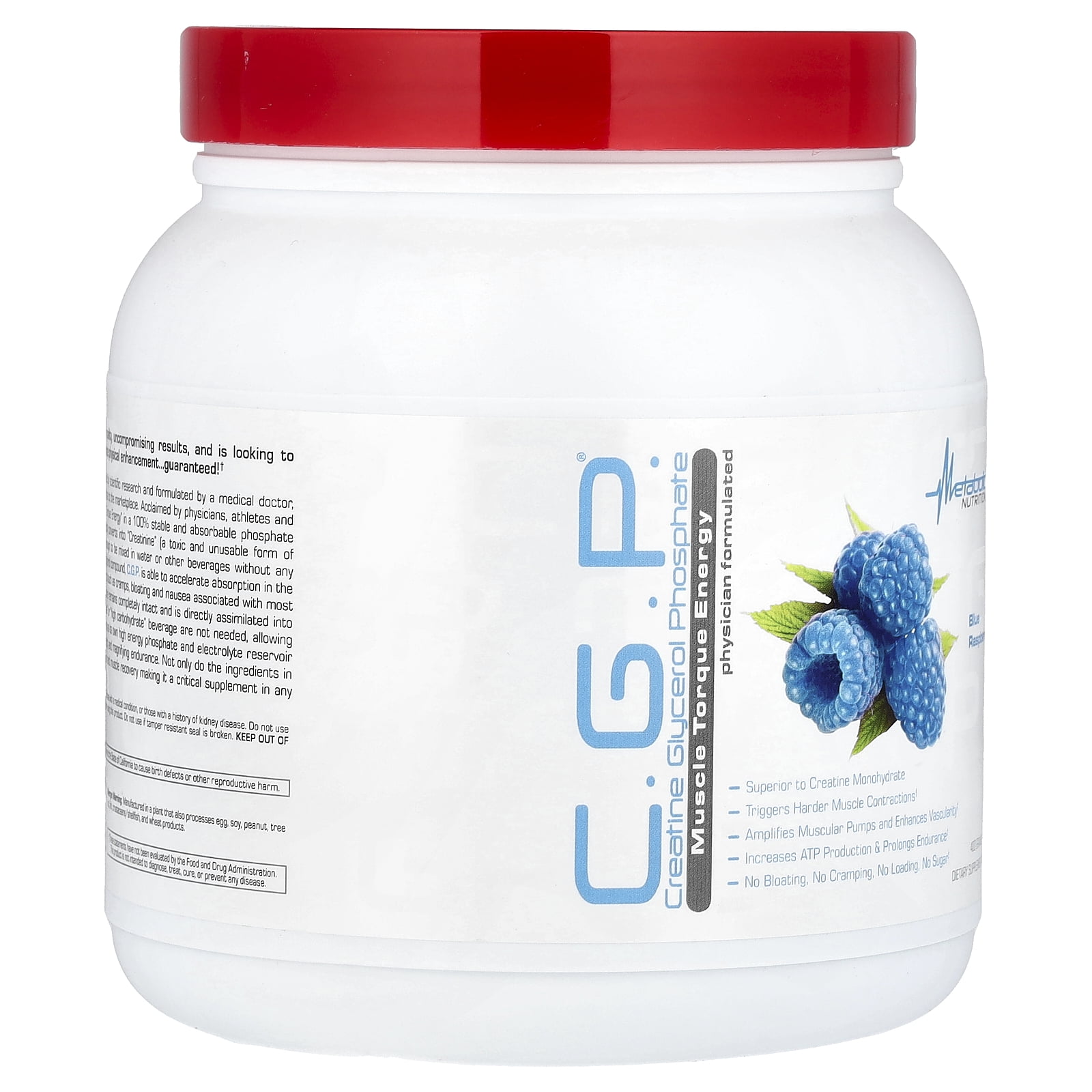 Metabolic Nutrition C.G.P.®, Blue Raspberry, 400 g