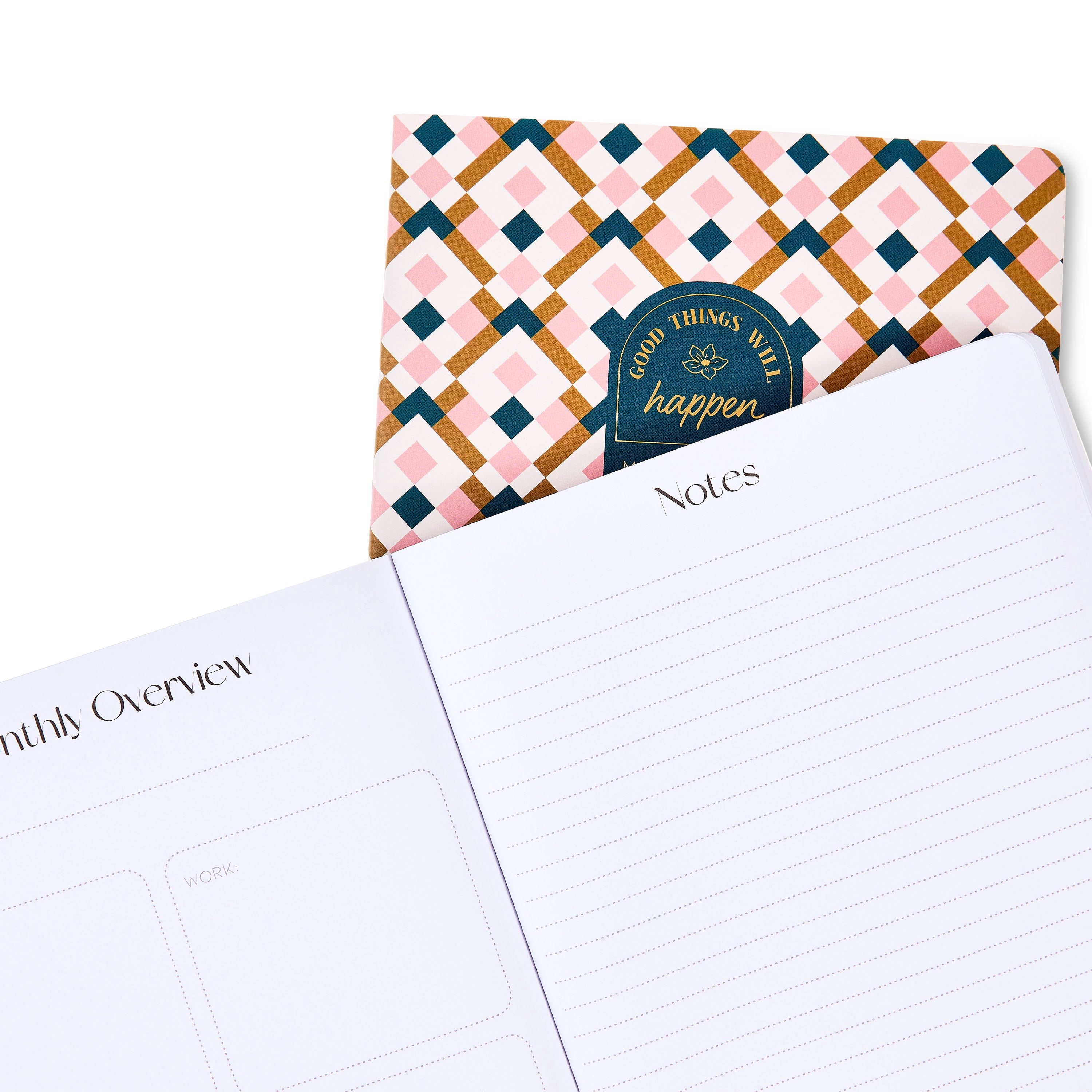 Pen+Gear Undated Monthly Planners, 6 in x 8 in, 2 Count