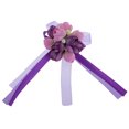 thumbnail image 2 of Precioso Novio de Boda Novia Boutonniere Ramillete Muñeca Flor Broche Pin Cinta Púrpura Sunnimix Corsage Boutonniere, 2 of 8