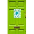 thumbnail image 2 of Letter F Flowers and Butterflies Teal Blue Wall or Door Hanging Prints, 2 of 2