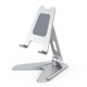 thumbnail image 1 of TureClos Soporte plegable para teléfono móvil, soporte ajustable de varios ángeles, soporte de aleación de aluminio, accesorios para el hogar, plata de viaje TureClos JD731878893, 1 of 7