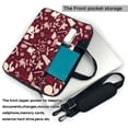 thumbnail image 3 of PUREYAH Laptop Case Bag with Compartments for Women, Red Holiday Decorations Lightweight Computer Tote Bag for Men Travel Work 13 inch, 3 of 7