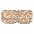 thumbnail image 7 of Windshield Sun Shade, Colorful Owls Foldable Car Sun Shade Windshield for Front, 2 Pieces, 7 of 7