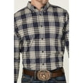 thumbnail image 3 of Cody James Men's Howdy Plaid Print Long Sleeve Button-Down Stretch Western Shirt - CJSP24W84-NVY Medium, 3 of 4